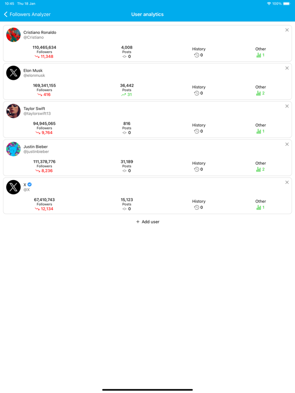 Screenshot #5 pour Followers Analyzer for Twitter