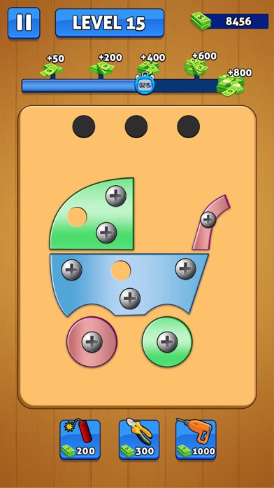 Screw Pin Nuts and Bolts Games Screenshot