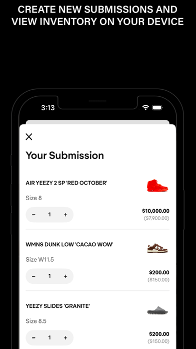 Sneaker Consign Screenshot