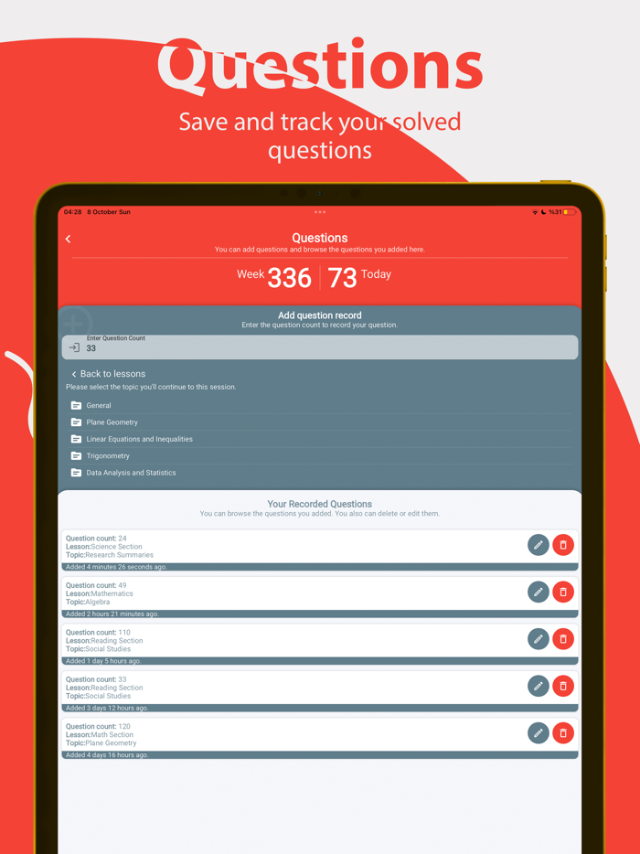 Study Tracker - Focussing App