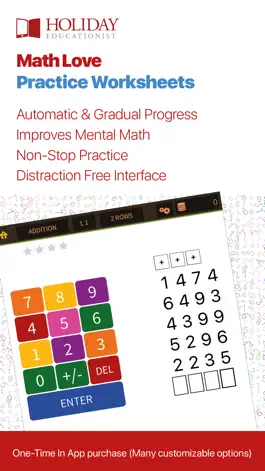 Game screenshot Math Love - Math Worksheets apk