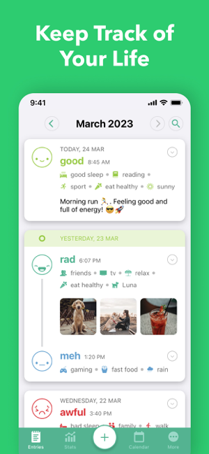 ‎Daylio Journal - Daily Diary תמונות מסך