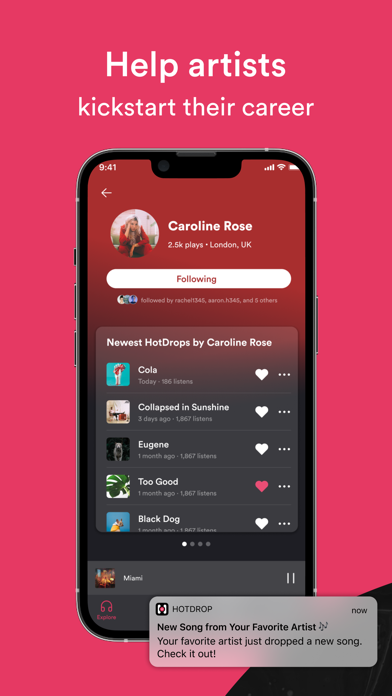 HotDrop: Find Hit Music Screenshot