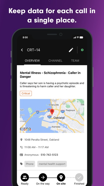 Patch: mobile crisis response