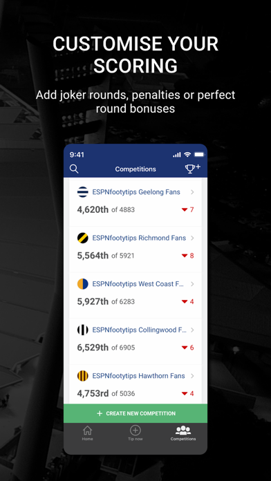 footytips - Footy Tipping App Screenshot