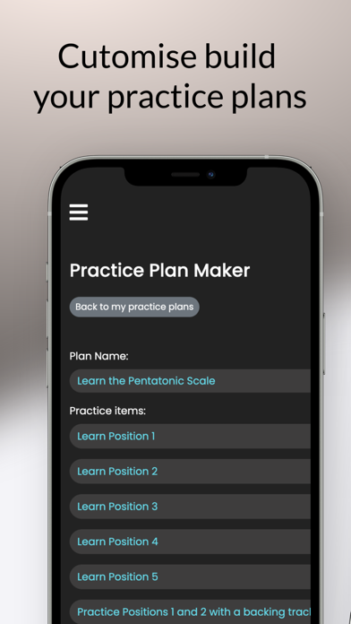 Screenshot #3 pour Guitar Practice Planner & Log