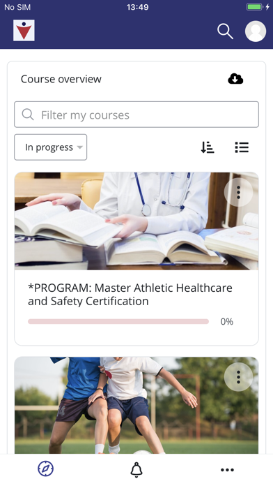 Athletics Healthspace Screenshot