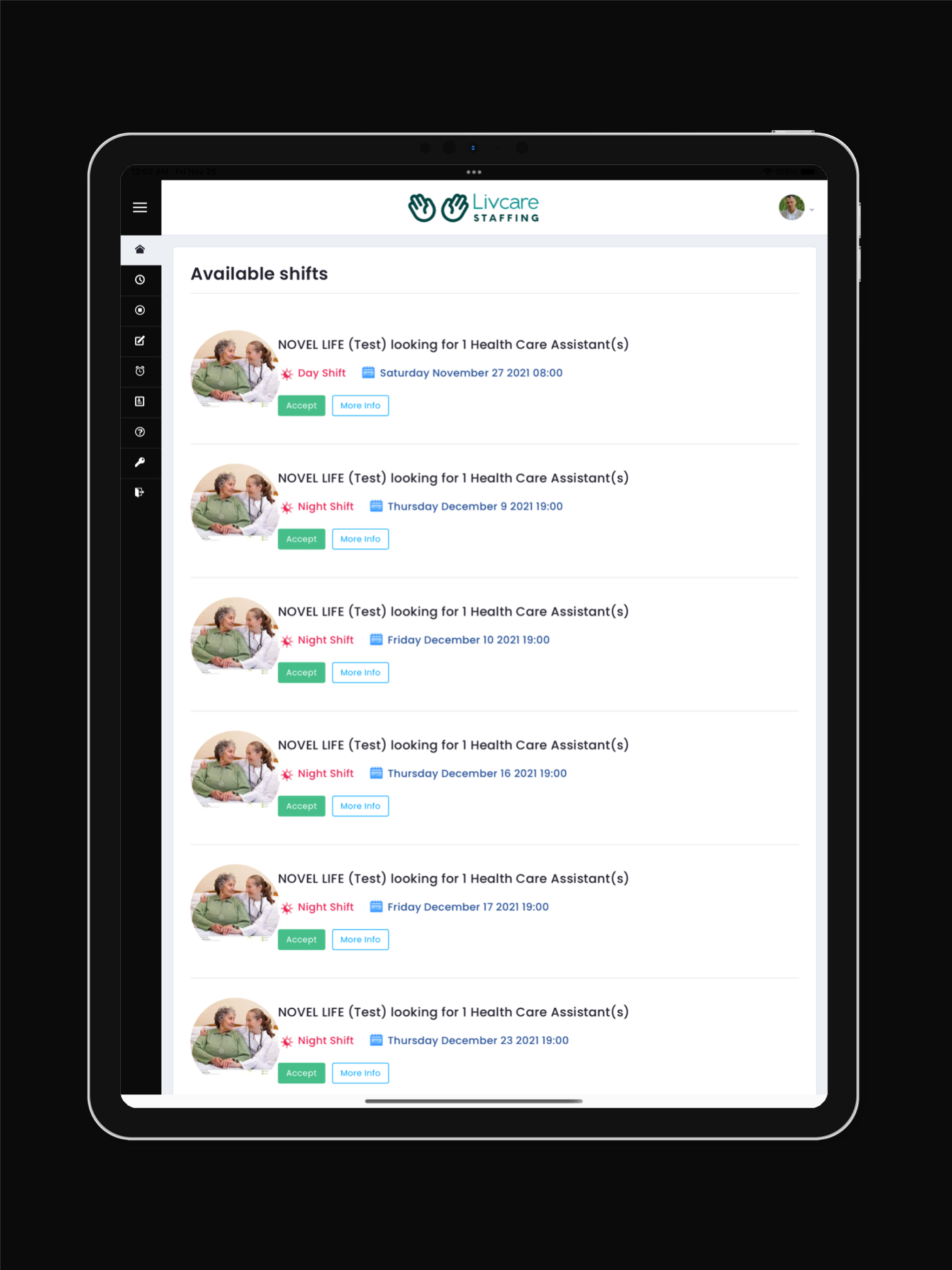 Livcare Staffing screenshot 8