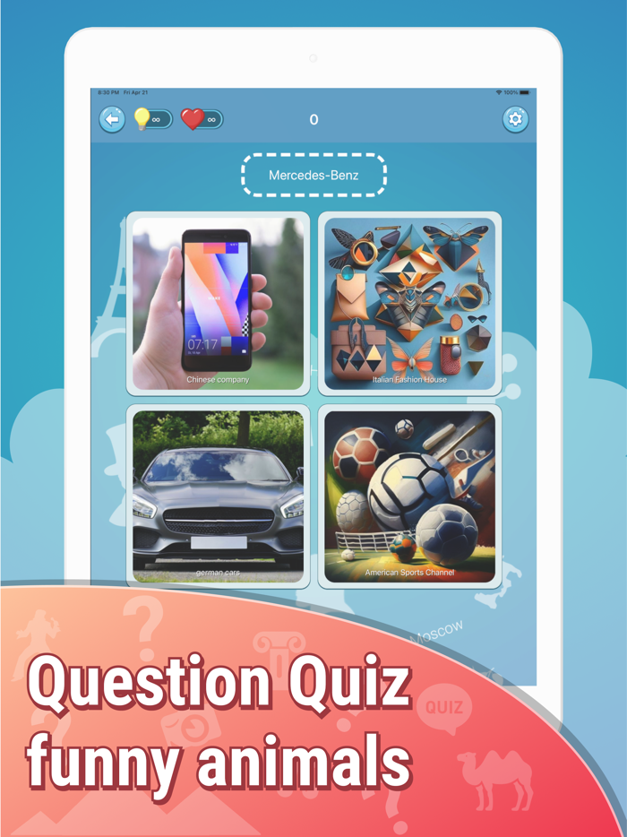 Logo and brand quiz world game