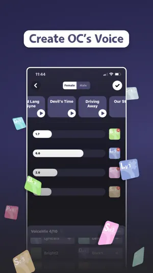 Pocket Singer - My OC sings！ screenshot 2