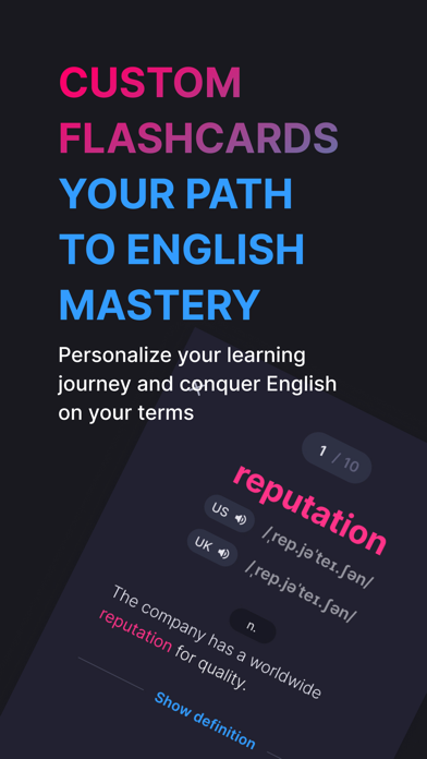 LingoHype: Made Flashcard Easy Screenshot