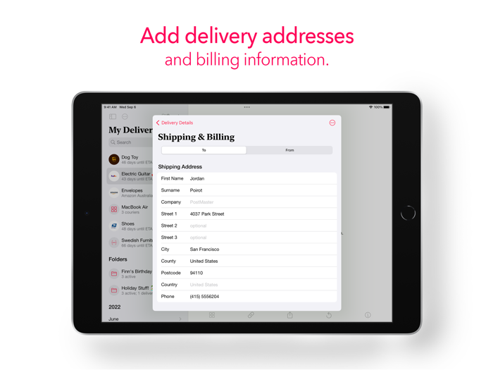PostMaster  Track Deliveries