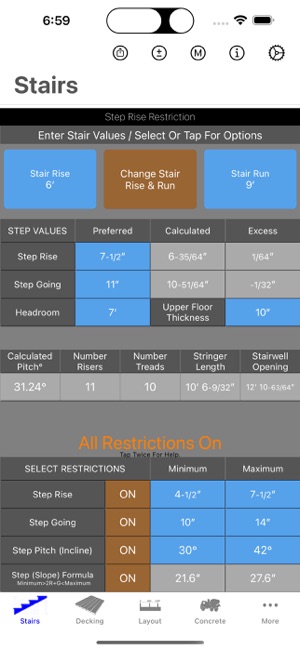 Stair Calculator 2 on the App Store