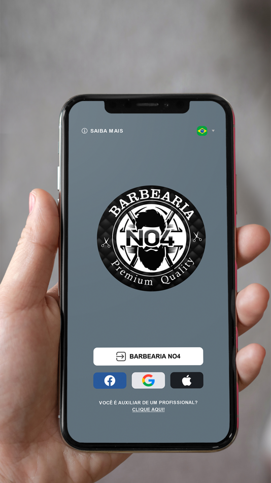#1. Barbearia NO4 (iOS) By: Mmtools Consultoria e Projetos De Informatica Ltda - ME