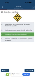 EXAMEN DE MANEJO DMV EE.UU. screenshot #6 for iPhone