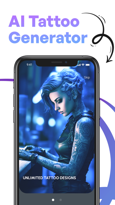 AI Tattoo Generator & Design Screenshot
