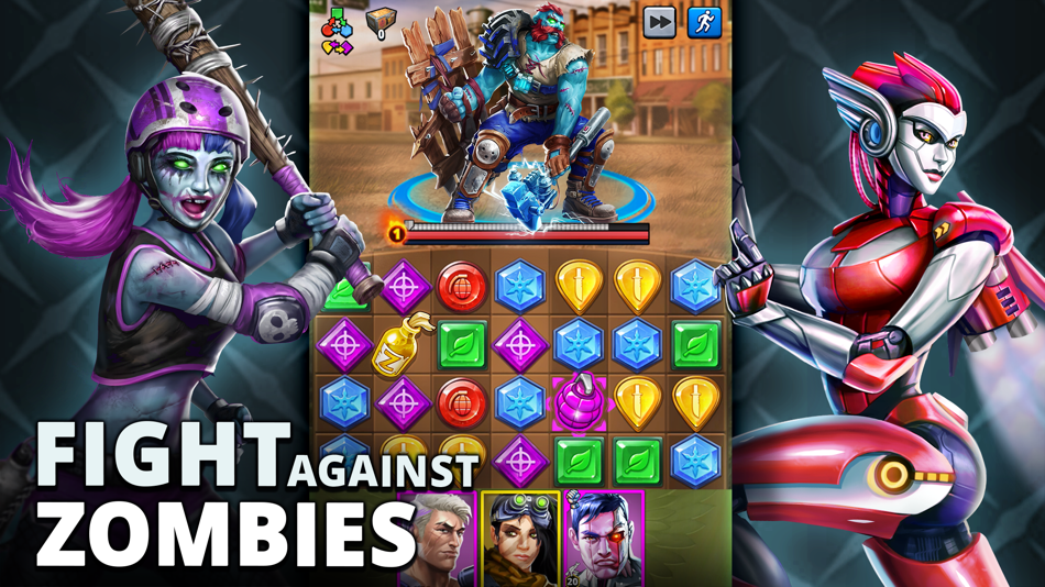 #6. Puzzle Combat: RPG Match 3 (iOS) 来自: Small Giant Games