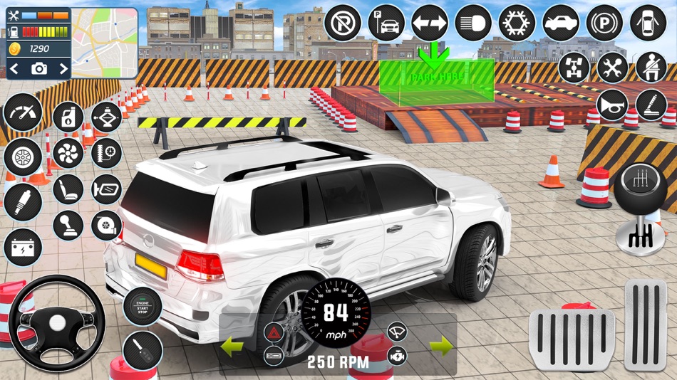 #3. Prado Car Parking Simulator 3D (iOS) By: Ubaid Alwani