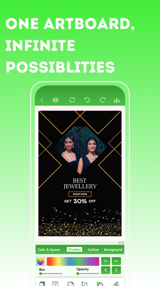 #3. Poster Maker and Flyer Creator (iOS) 由: Muhammad Rehan Khan