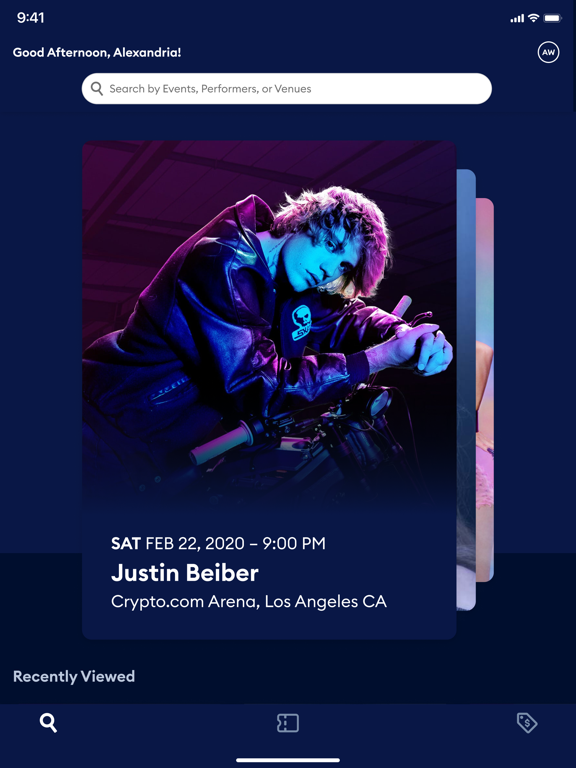 Screenshot #1 for AXS Tickets