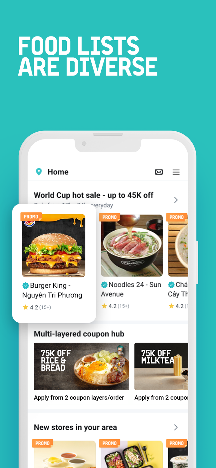 BAEMIN - Food delivery app