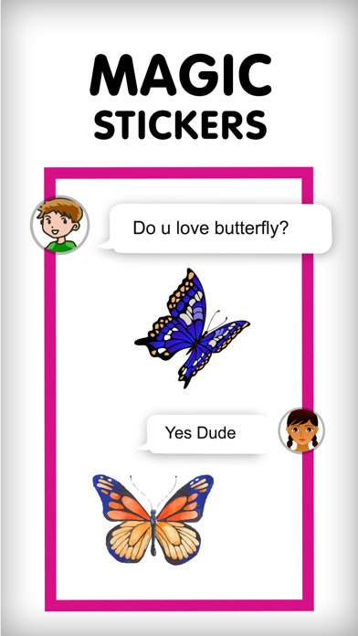 Butterfly Loving Stickers Screenshot