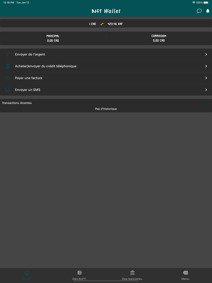 fric Remit ex BJFT Wallet