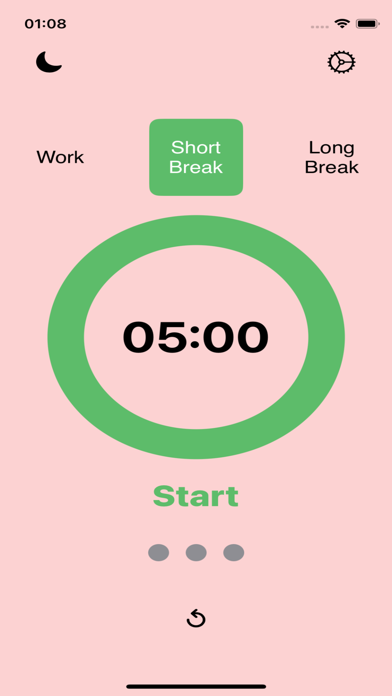 Basic Pomodoro Timer Screenshot