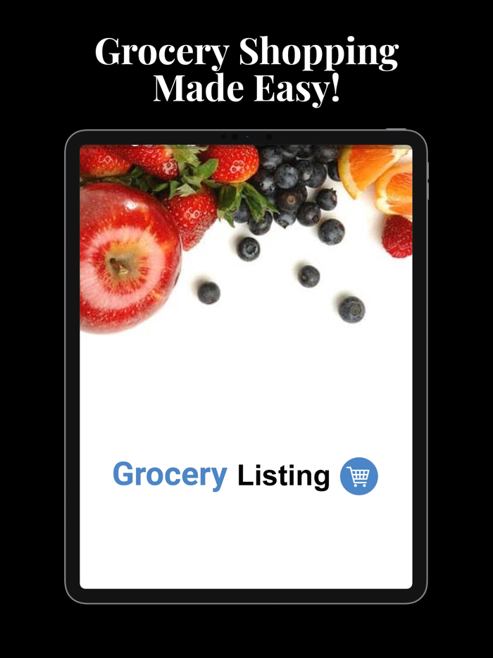 Grocery Listing App
