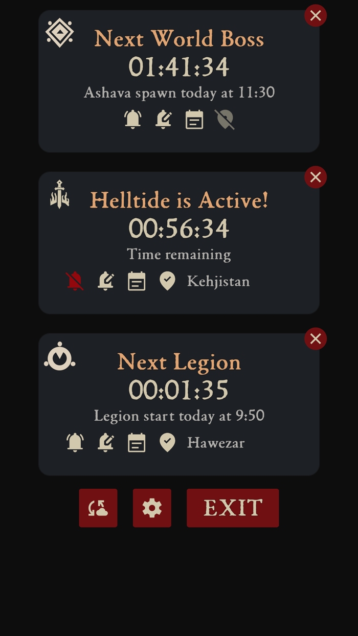 D4 Events Time Tracker