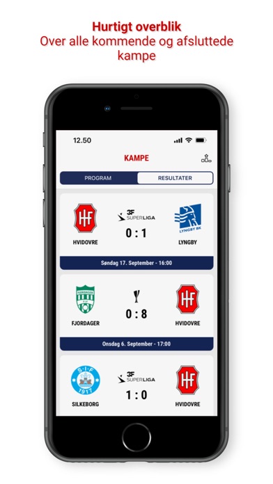 Hvidovre Fodbold Screenshot 3 - AppWisp.com Hvidovre Fodbold Screenshot 3 - AppWisp.com