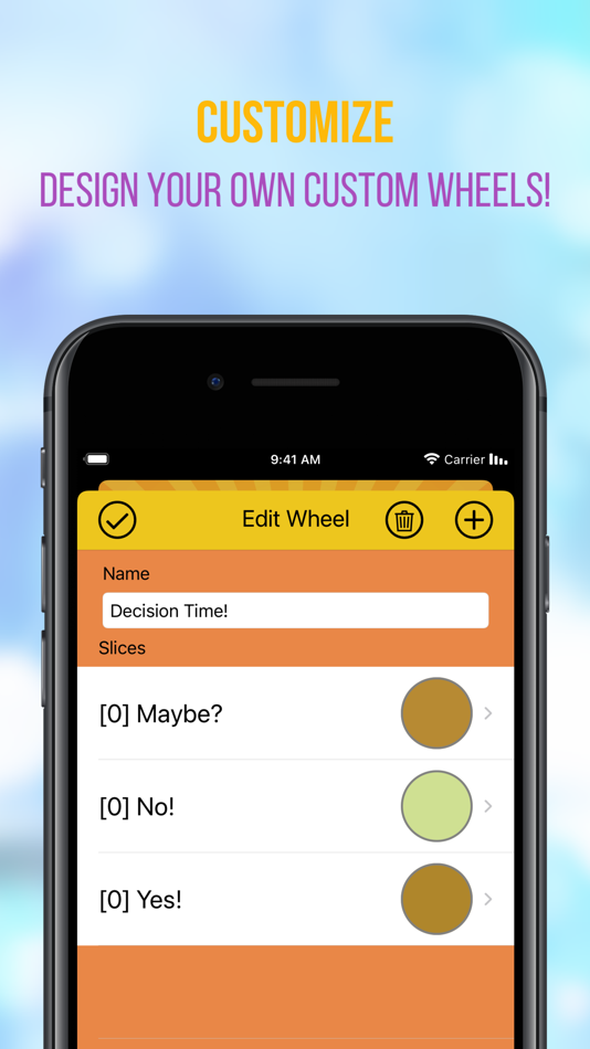 #2. Wheel of What? Decision Wheel (iOS) 由: Mondo Cool Studios LLC