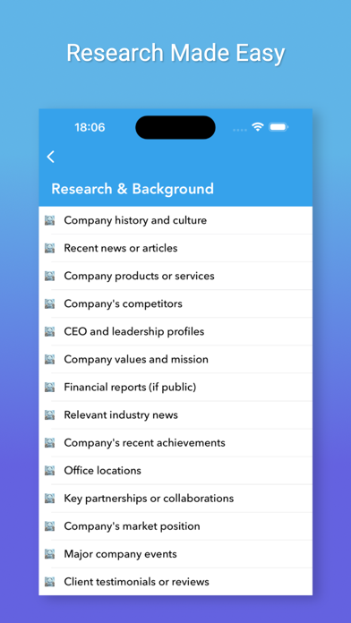 Screenshot #3 pour Job Interview Checklist