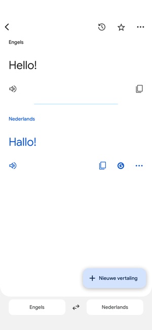 Google Translate in de App Store