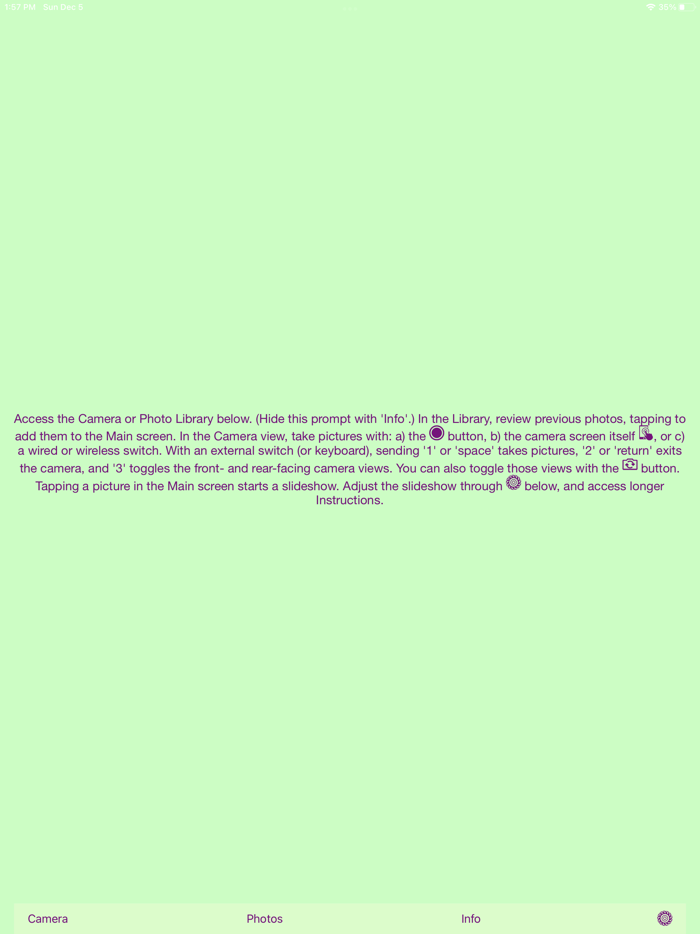 Switch Access Training Camera