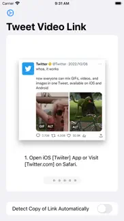tweet video links for twitter iphone screenshot 3
