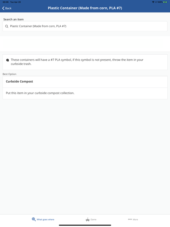 Screenshot #5 pour Eco-Cycle A-Z Recycling Guide