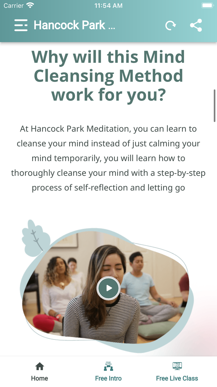 HP Meditation Live Zoom Class