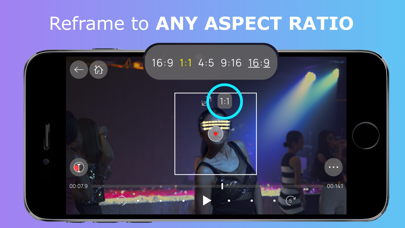 Frameit - Real-Time Video Crop iPhone screenshot 6 - Photo & Video app