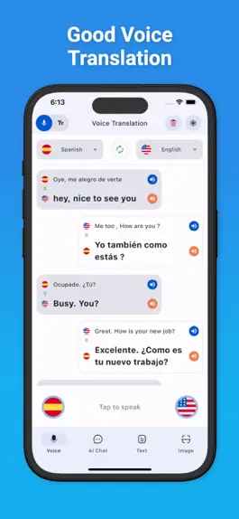 Game screenshot Voice Translator, AI Assistant apk