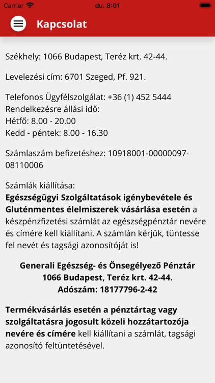 GENERALI Egészségpénztár screenshot-5