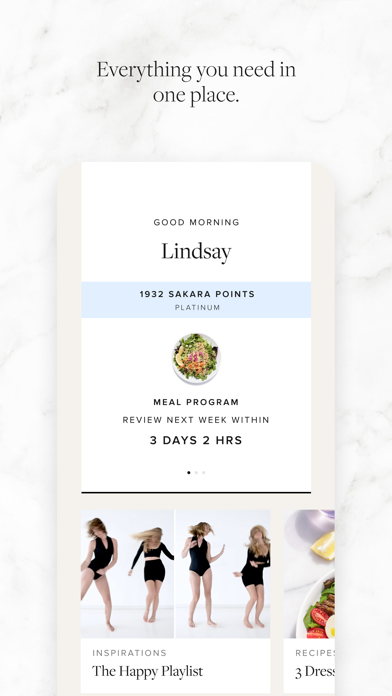 Sakara Life Screenshot