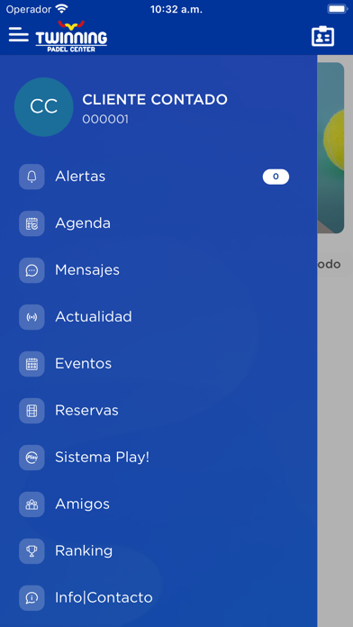 Twinning Padel Screenshot
