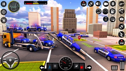 Police Car Transport Truck Screenshot