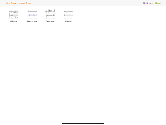 Music Score Pad iPad screenshot 1 - Music app