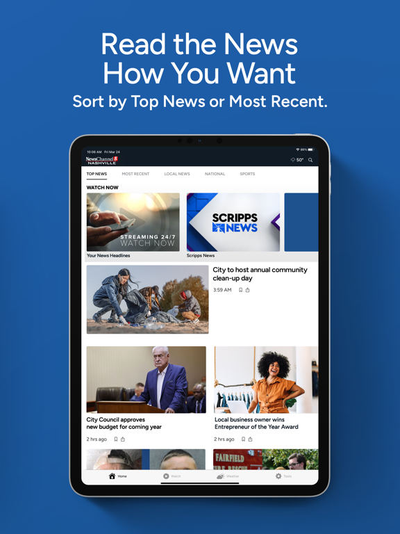 News Channel 5 Nashville iPad screenshot 6 - News app