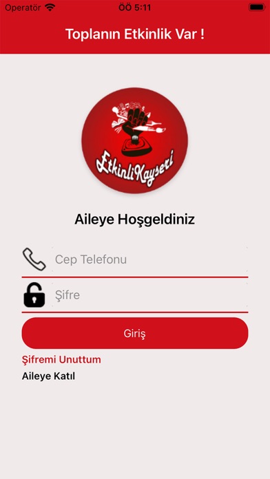 EtkinliKayseri Screenshot