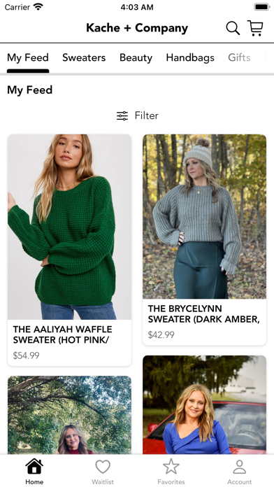 Kache + Company Screenshot