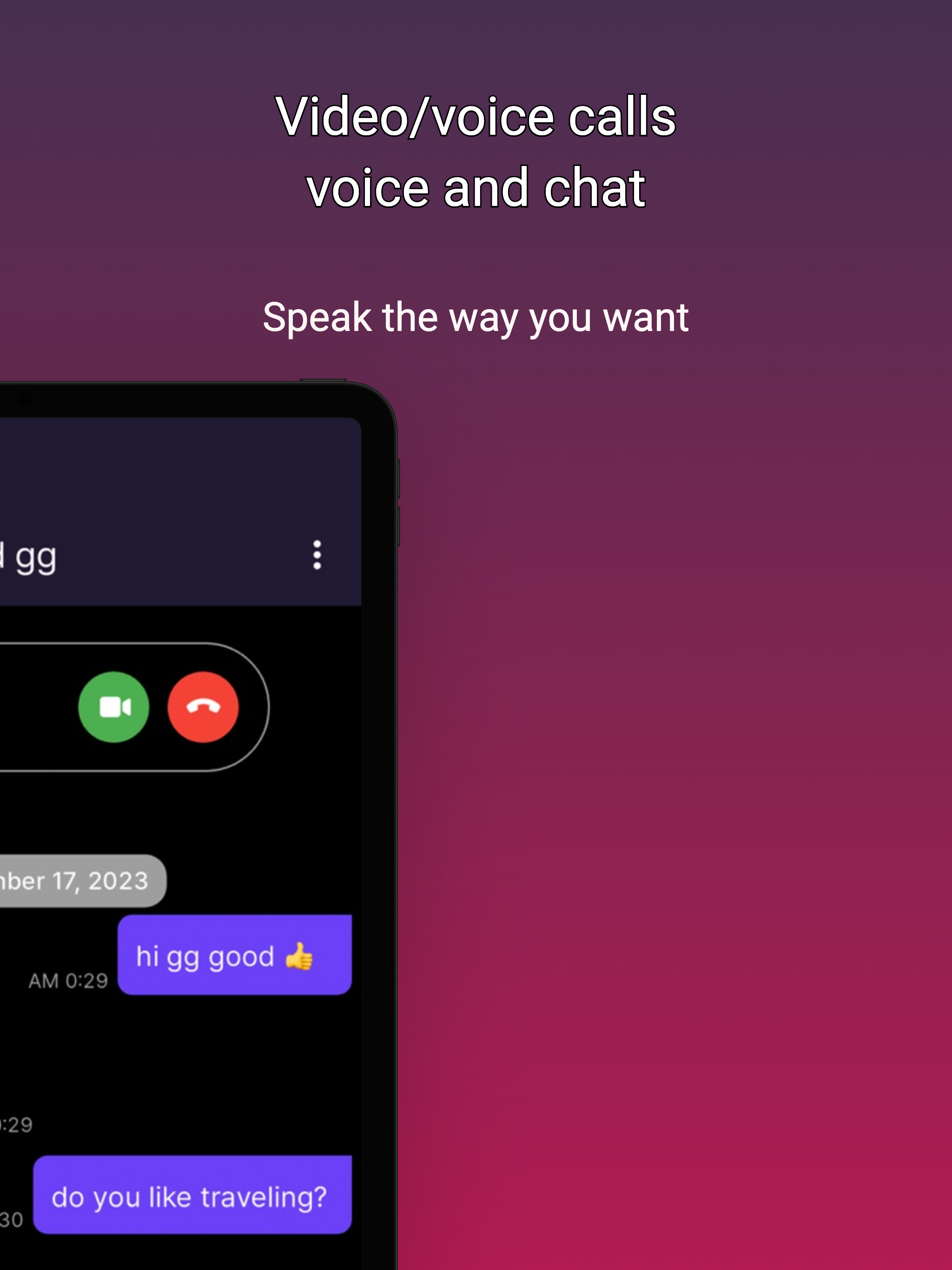 Kintalk - video, random chat