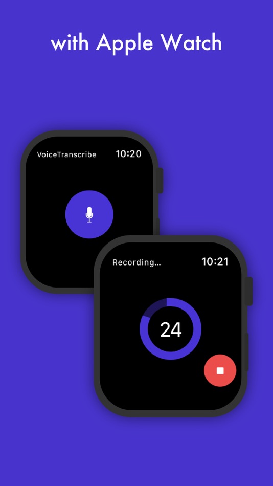 #4. VoiceTranscribe built on AI (iOS) By: CLYR Inc.
